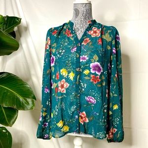 Floral Sheer Blouse